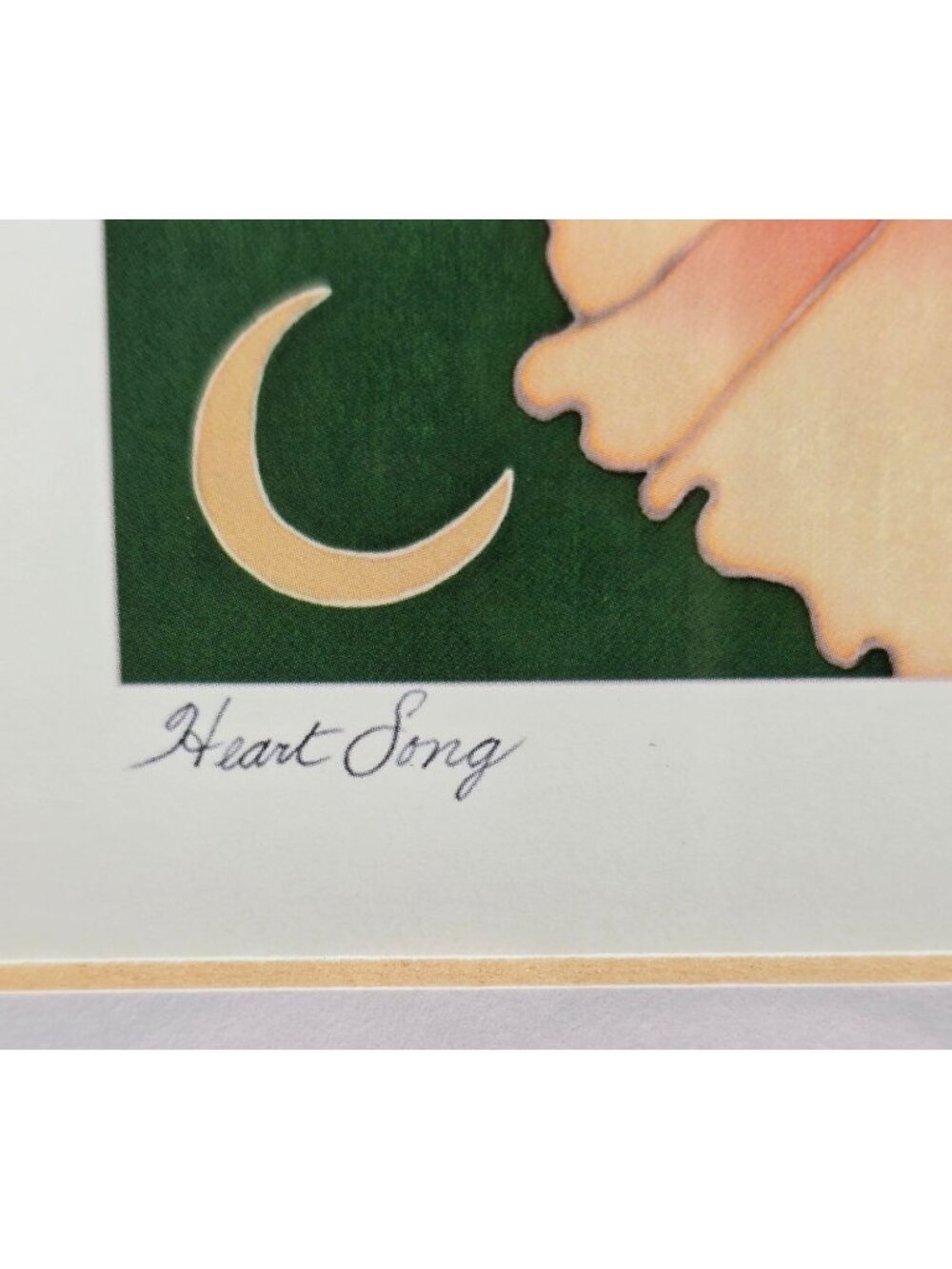 Heart Song Hummingbird Art Print By Sybil Shane Studios Framed 9"x9" Matted - Picture 3 of 8